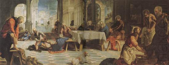 Jacopo Robusti Tintoretto The Washing of the Feet china oil painting image